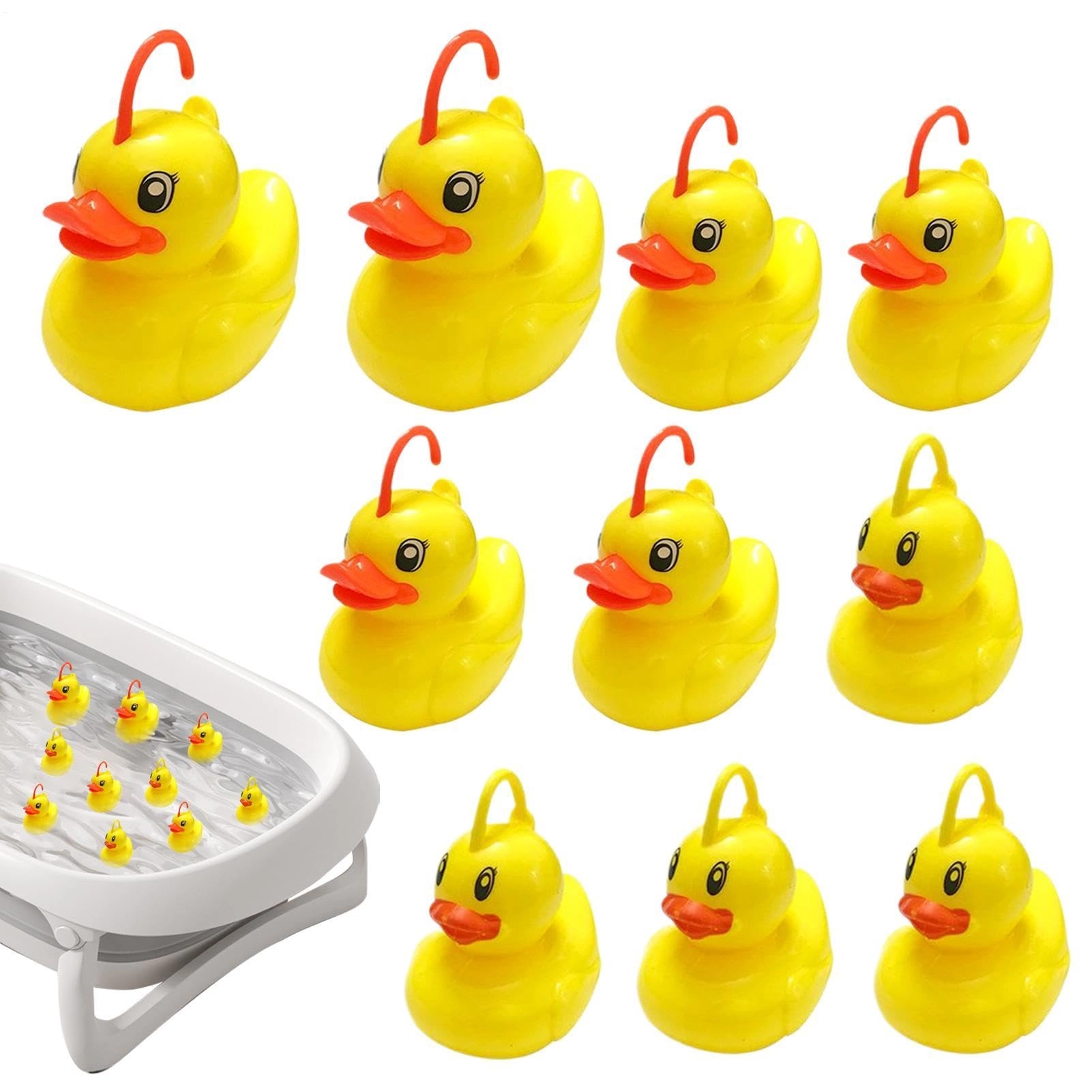 Generic Duck Pond Fishing Game - 10-Pack Floating Ducks