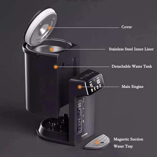 Tea Bar Machine Water Dispenser - Metal touch remote voice