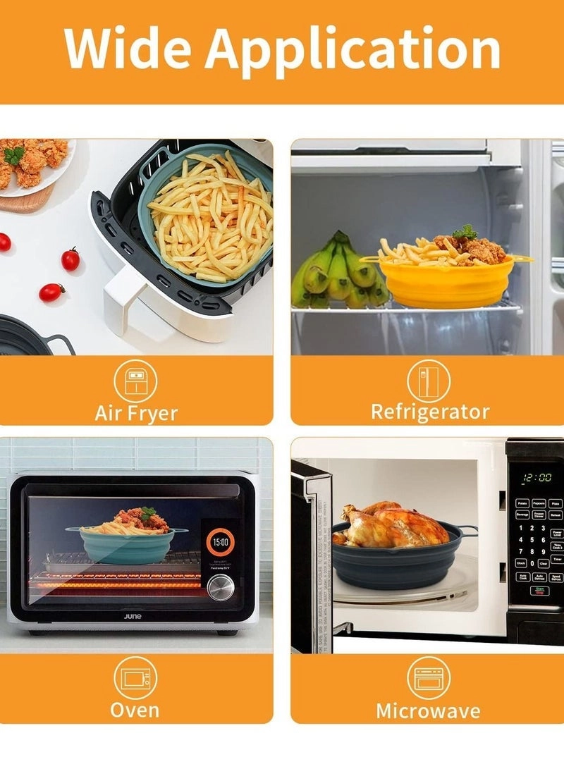 Air Fryer Silicone Liner - Silicone 3-pcs