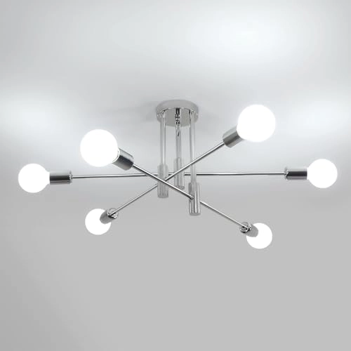 Modern Ceiling Light - E27 Chrome