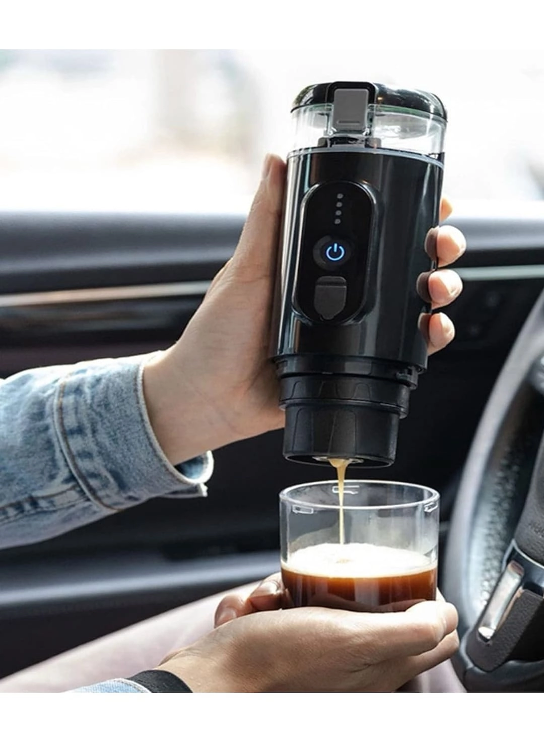 khomat Portable Espresso Machine - USB 18 Bar Dual Compatibility
