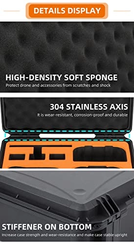 Case for DJI Avata - 42 x 36.5 x 15.3 cm Compatible with FPV Controller 2 and Goggles Integra/ Goggles 2 & Motion Controller Waterproof