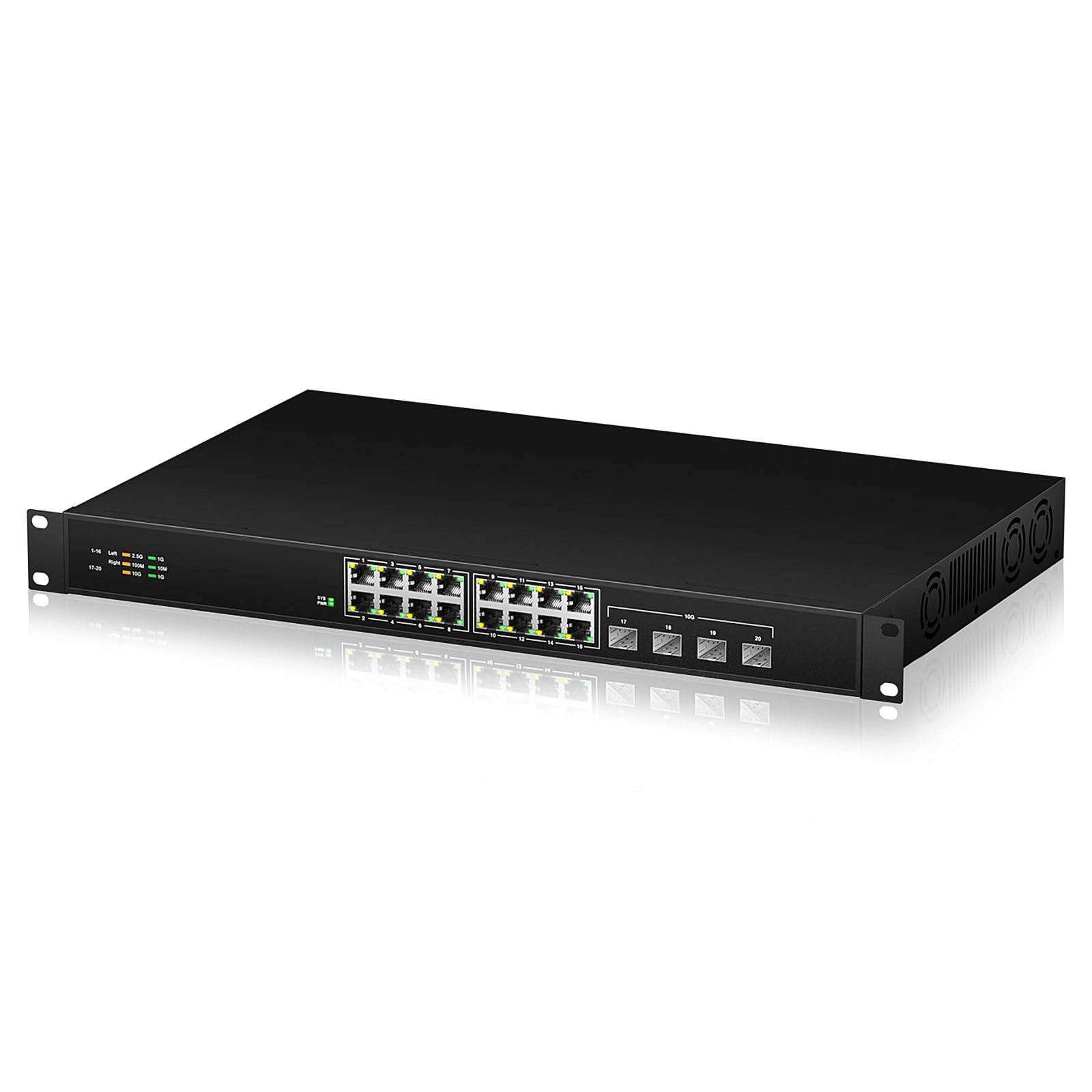 keepLiNK 16 Ports 2.5G Switch 20-Ports