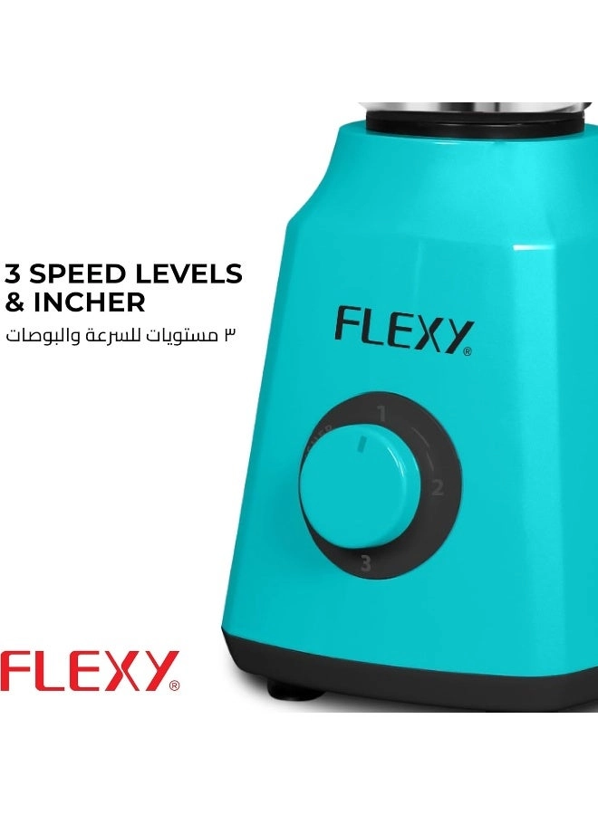 (Renewed) 2-IN-1 Mixer Grinder - 1.5L 0.5L 800W