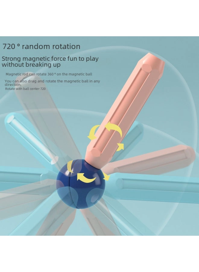 Versatile Magnetic Rods - 50 Configurations