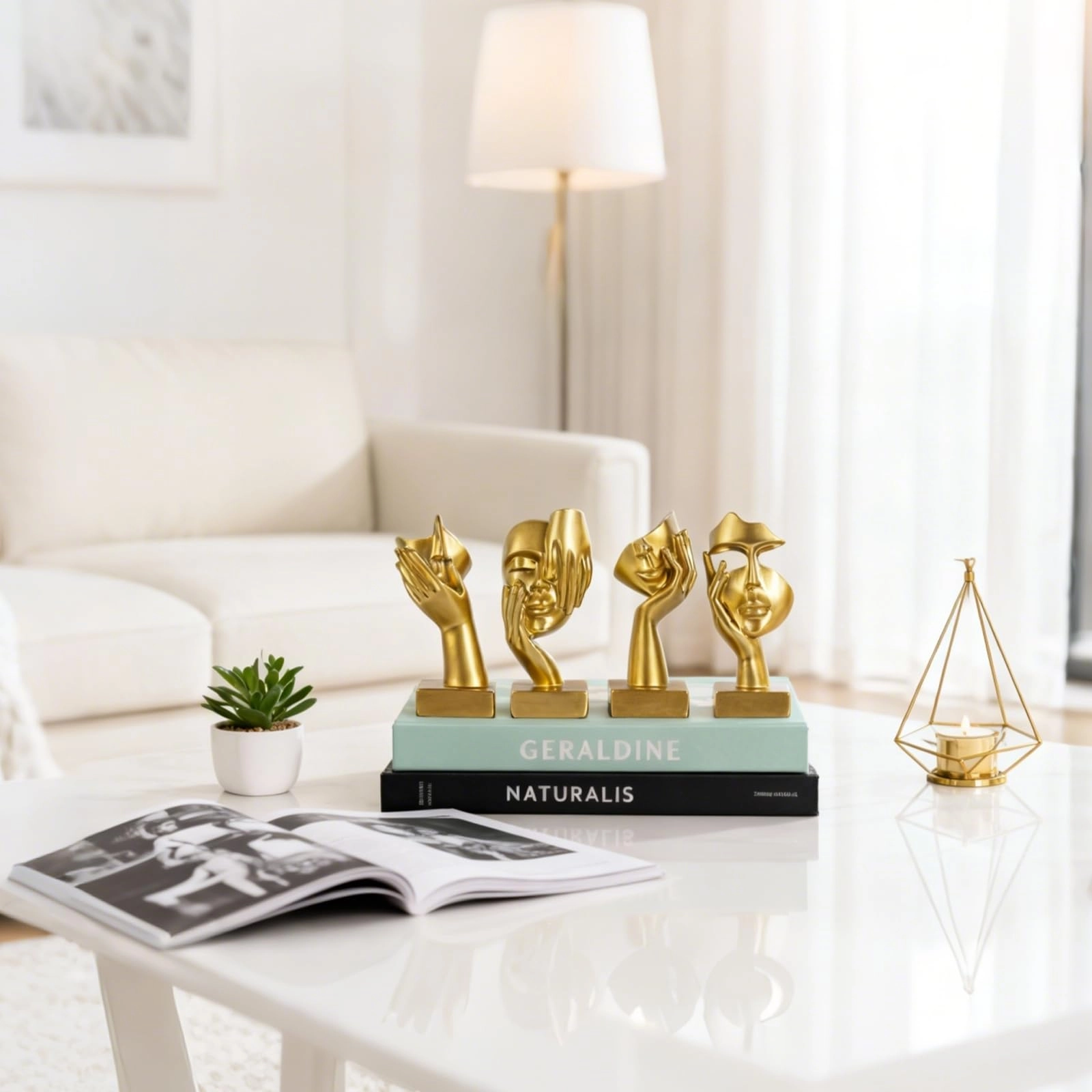 Abstract Thinker Figurine - Resin