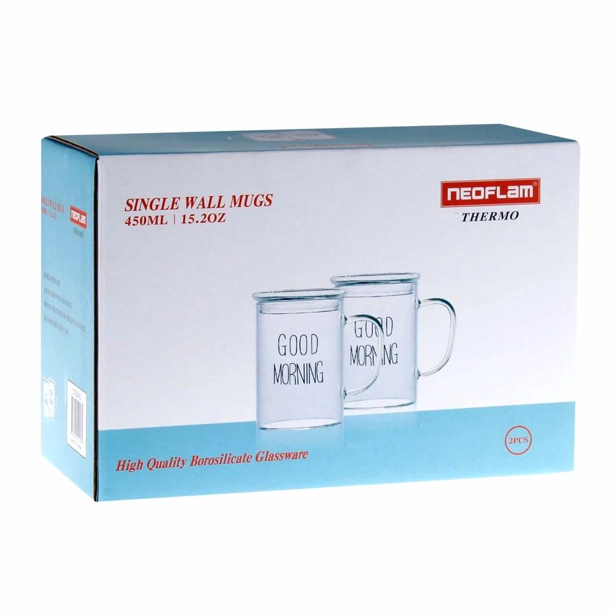 Borosilicate Glass Double Wall Mug - 450 ml