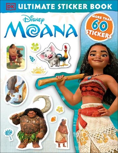 DK Disney Moana Sticker Book 60 pcs
