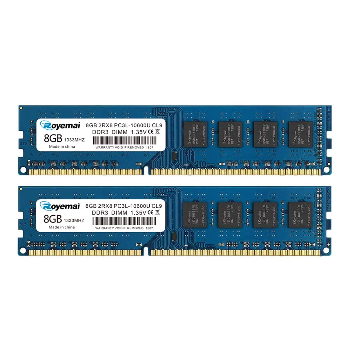 D Duomeiqi DDR3L 10600U - 16GB 1333MHz Udimm
