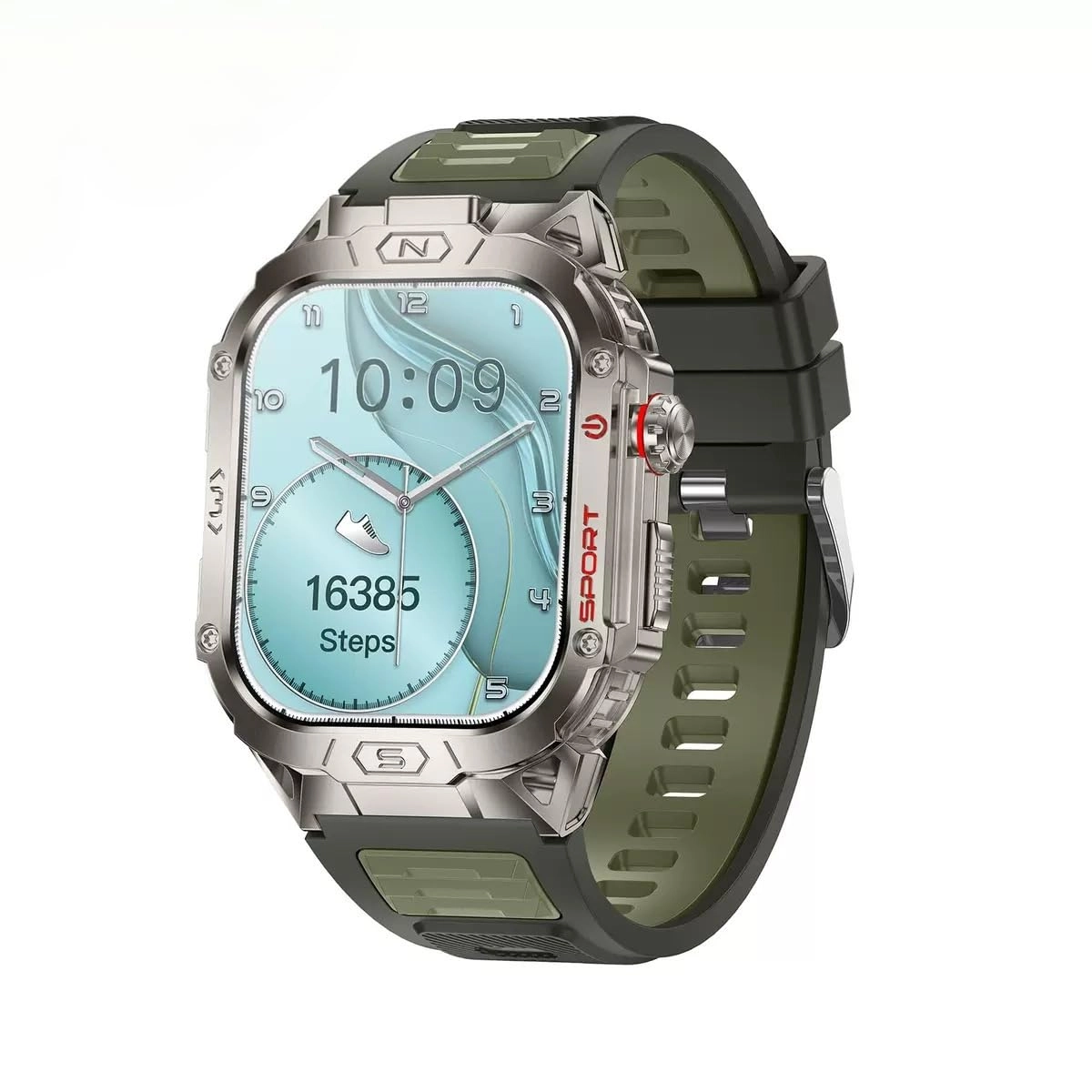 FreeDvigor Military Smart Watch - Heart Rate Blood Oxygen 128 Sports Modes