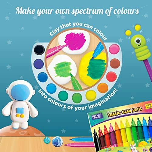 Magic Clay - Space Craft Kit - 5+ years 10 pcs