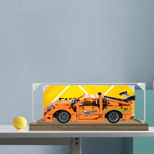 Acrylic Figures Display Box - for 21357 20x20x40cm Mirror+2mm