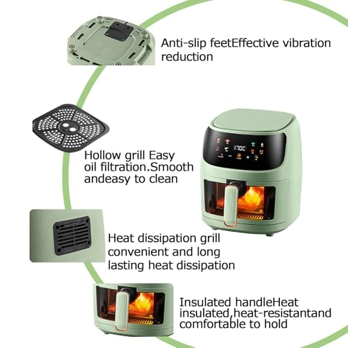 Visual Window Air Fryer B0DF72ZB2T