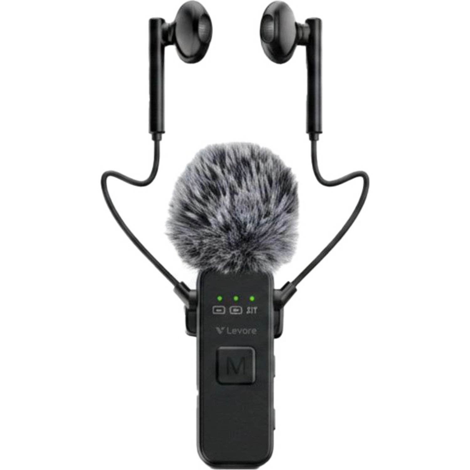 LEVORE Wireless Lavalier Streaming Microphone Lightning+USB Microphone