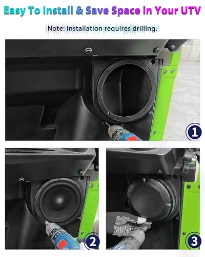 Under Dash Speaker Pods - 6.5"