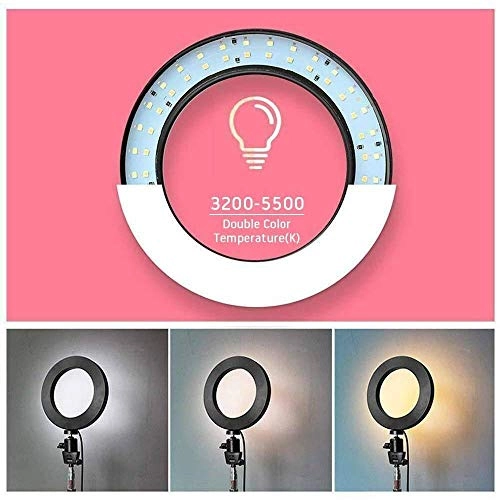 Ring Light LED - 6" Tripod 3 Light Modes