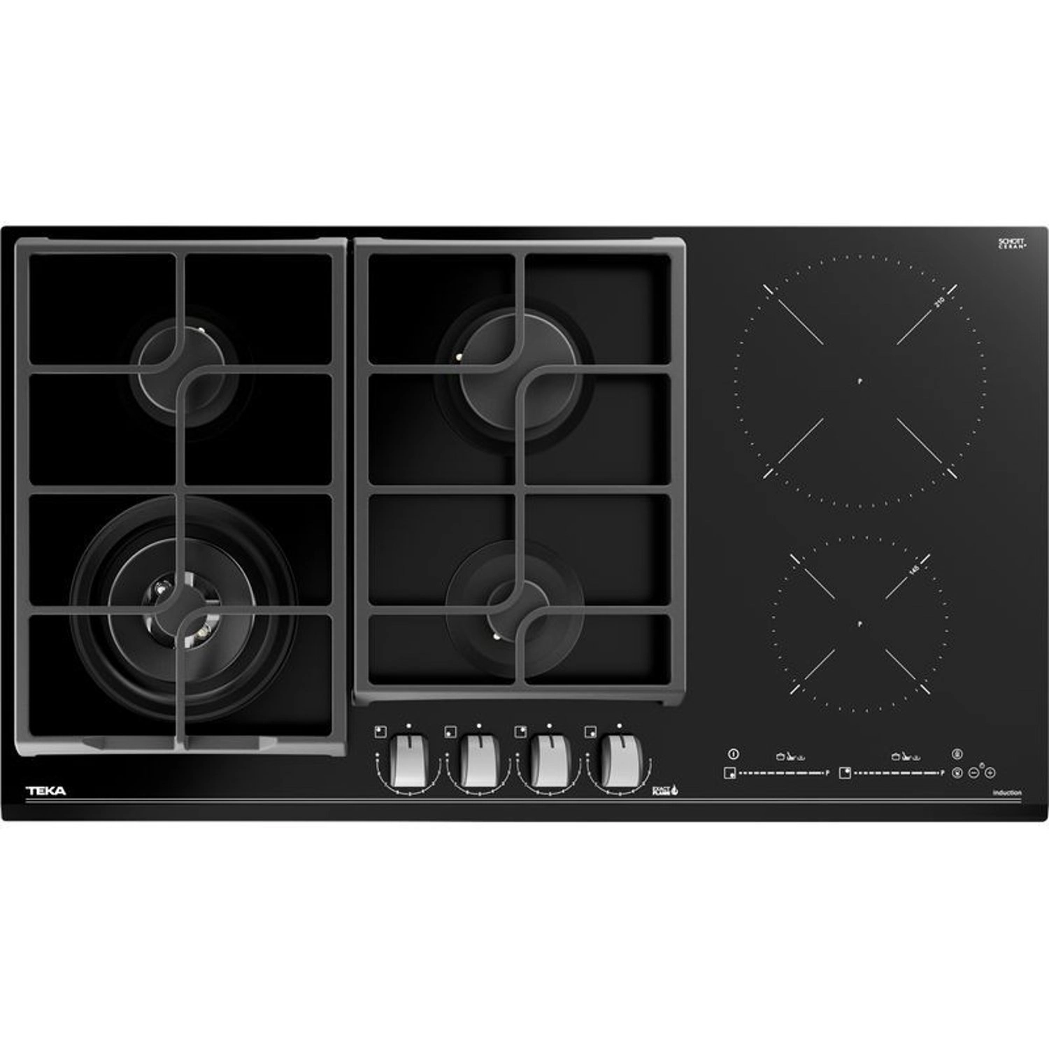 JZC 96342 BB Gas + Induction hob