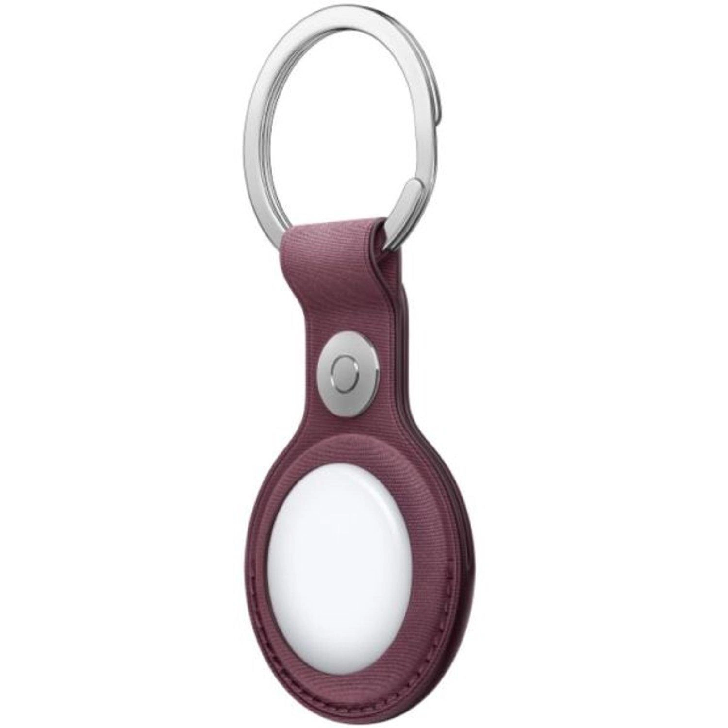 AirTag FineWoven Key Ring - Mulberry
