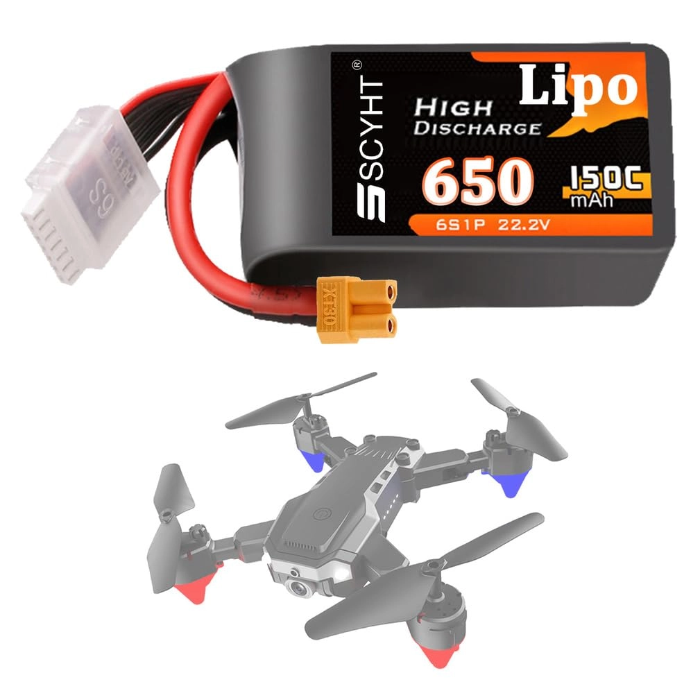 SSCYHT Lipo Battery 6S - 22.2V 650mAh 150C