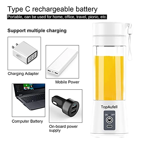 Portable Blender - USB Rechargeable 6 3D Blades