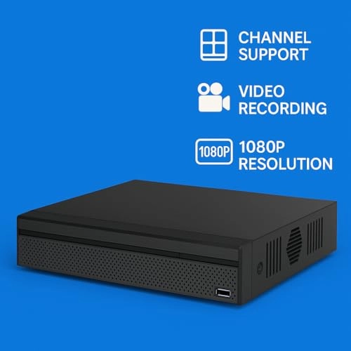 ColorVu CCTV Camera System - 4 Dome 4 Channel 2.4MP