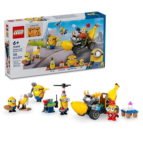 Despicable Me 4 Minions and Banana Car