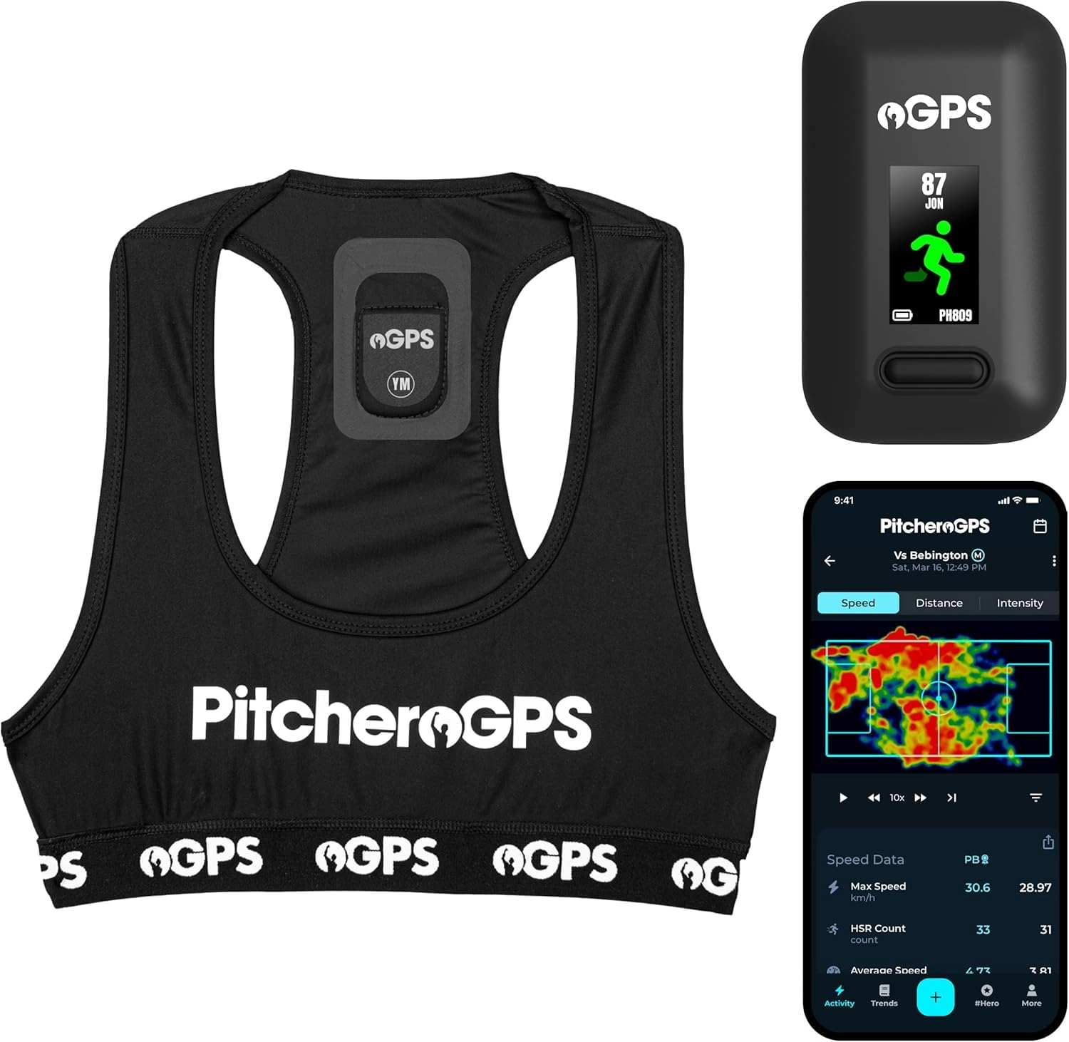 PitcheroGPS Player Tracker & Vest