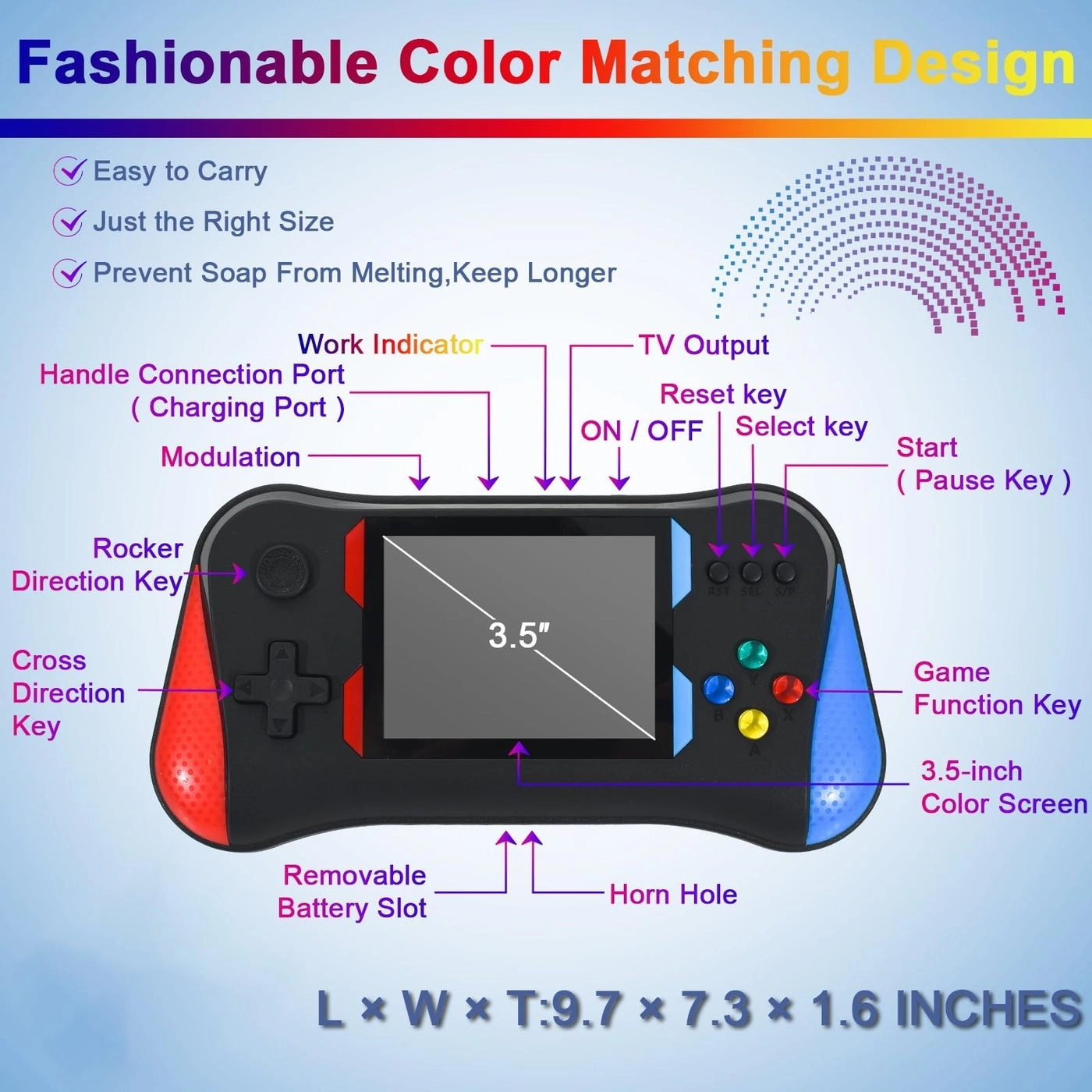 Retro Handheld Game Console