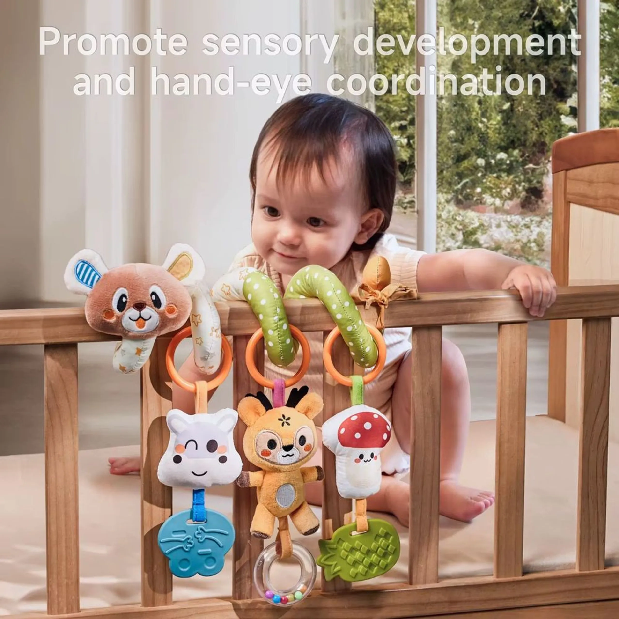 Baby Spiral Sensory Activity Toy - Suitable for 0 month and above