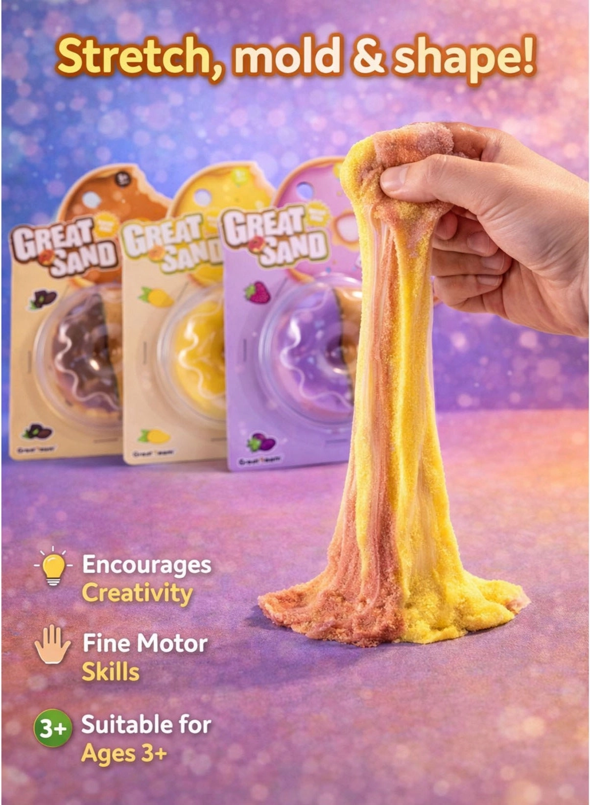 Donut Great Sand - 3+ years 4 pcs