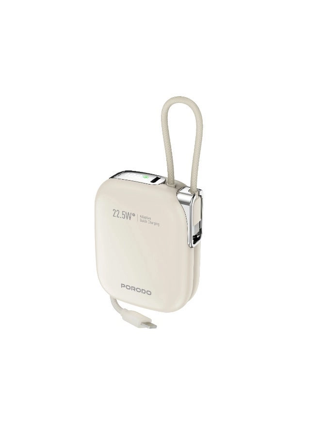 Power Bank Built-In Type-C & Lightning - 10000mAh 5V/3A