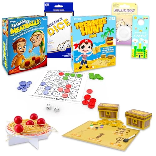 Sequence + Treasure Hunt + Don't Drop The Meatballs