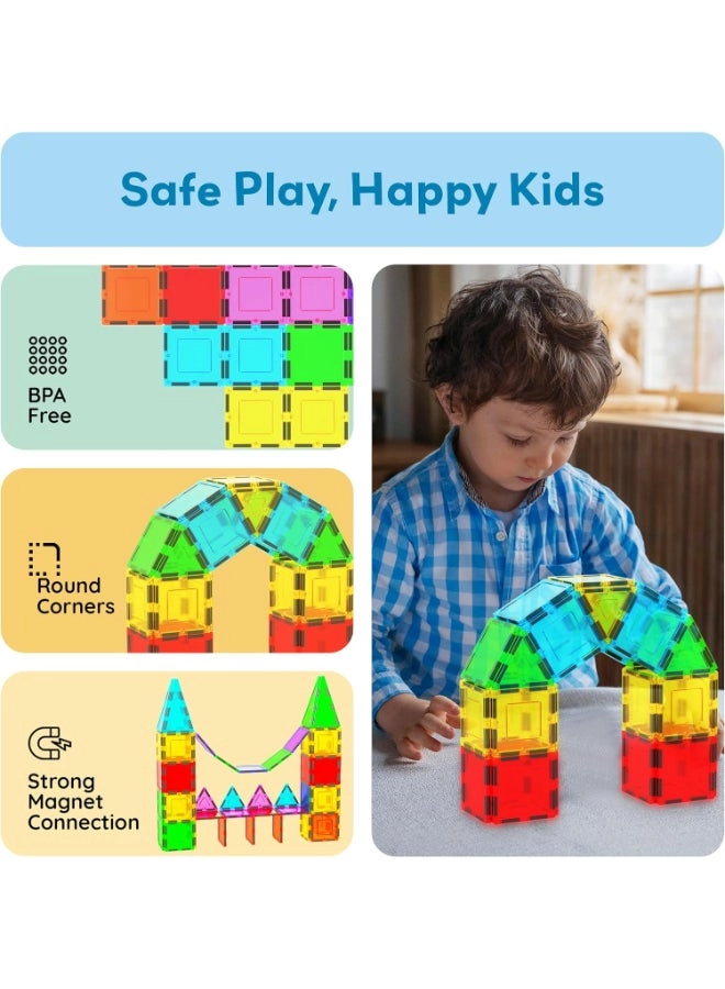 Magnetic Building Block Set - 12pcs