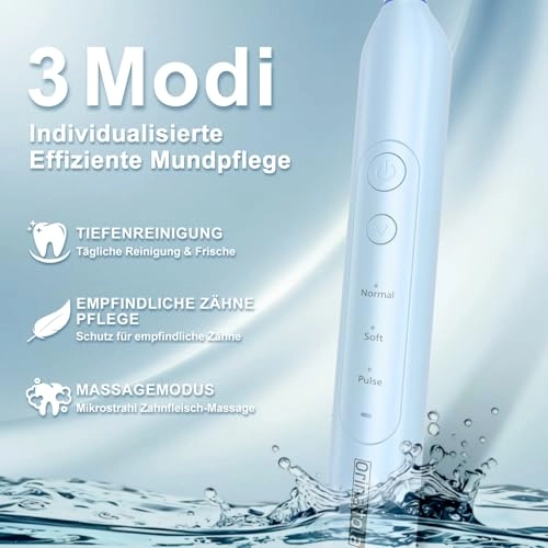 3862 - 8 Brush Heads 3 Modes White