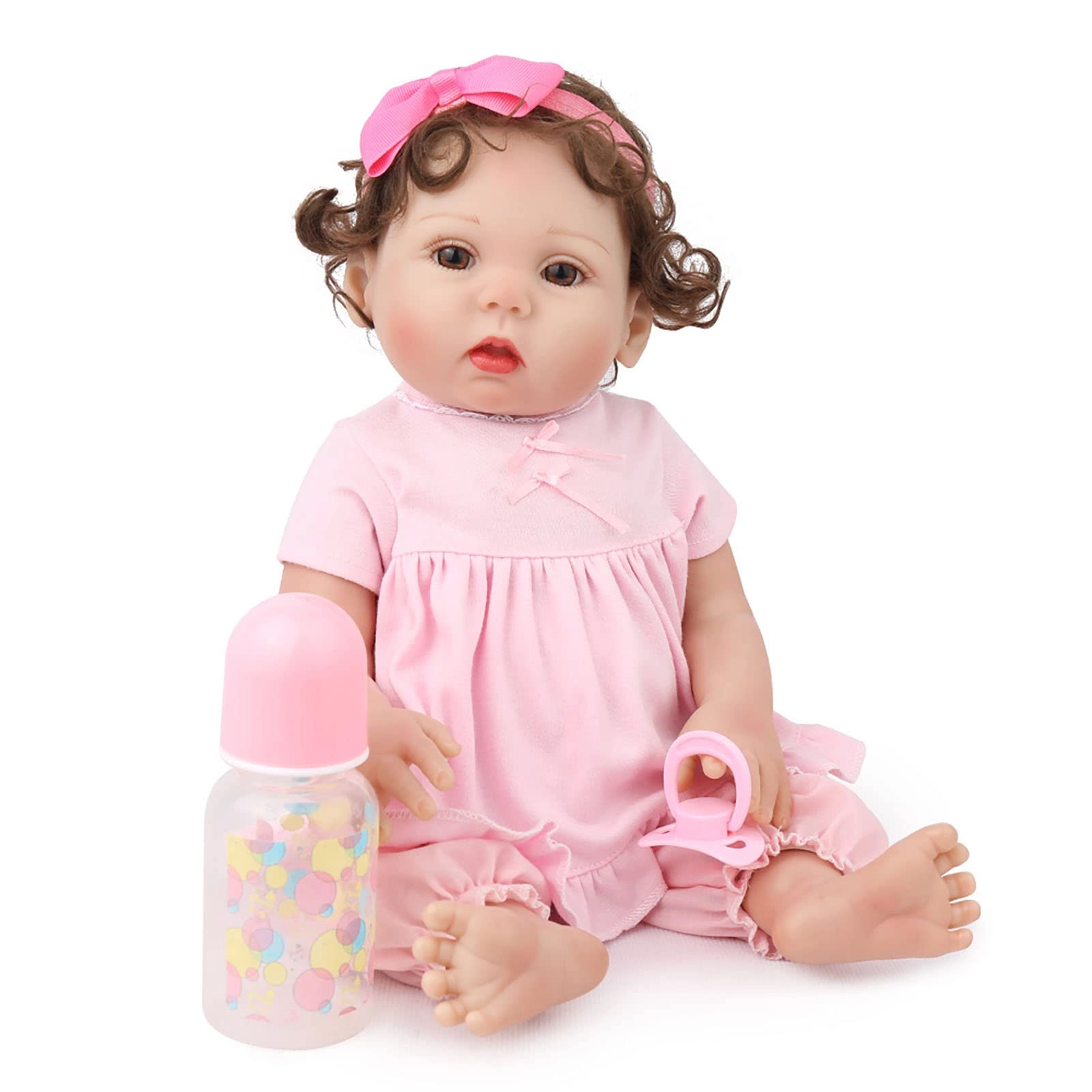 Reborn Baby Doll - 18 Inch 45cm Soft Vinyl Girl