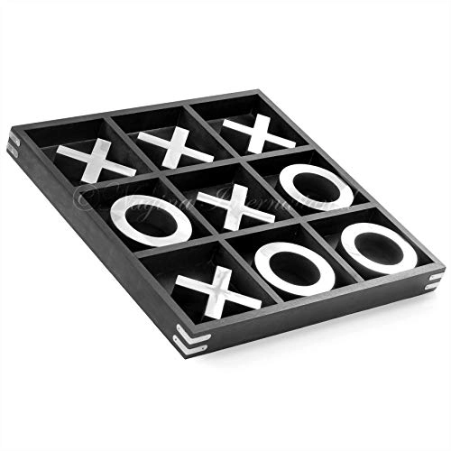 Tic Tac Toe - Mango Wood Black
