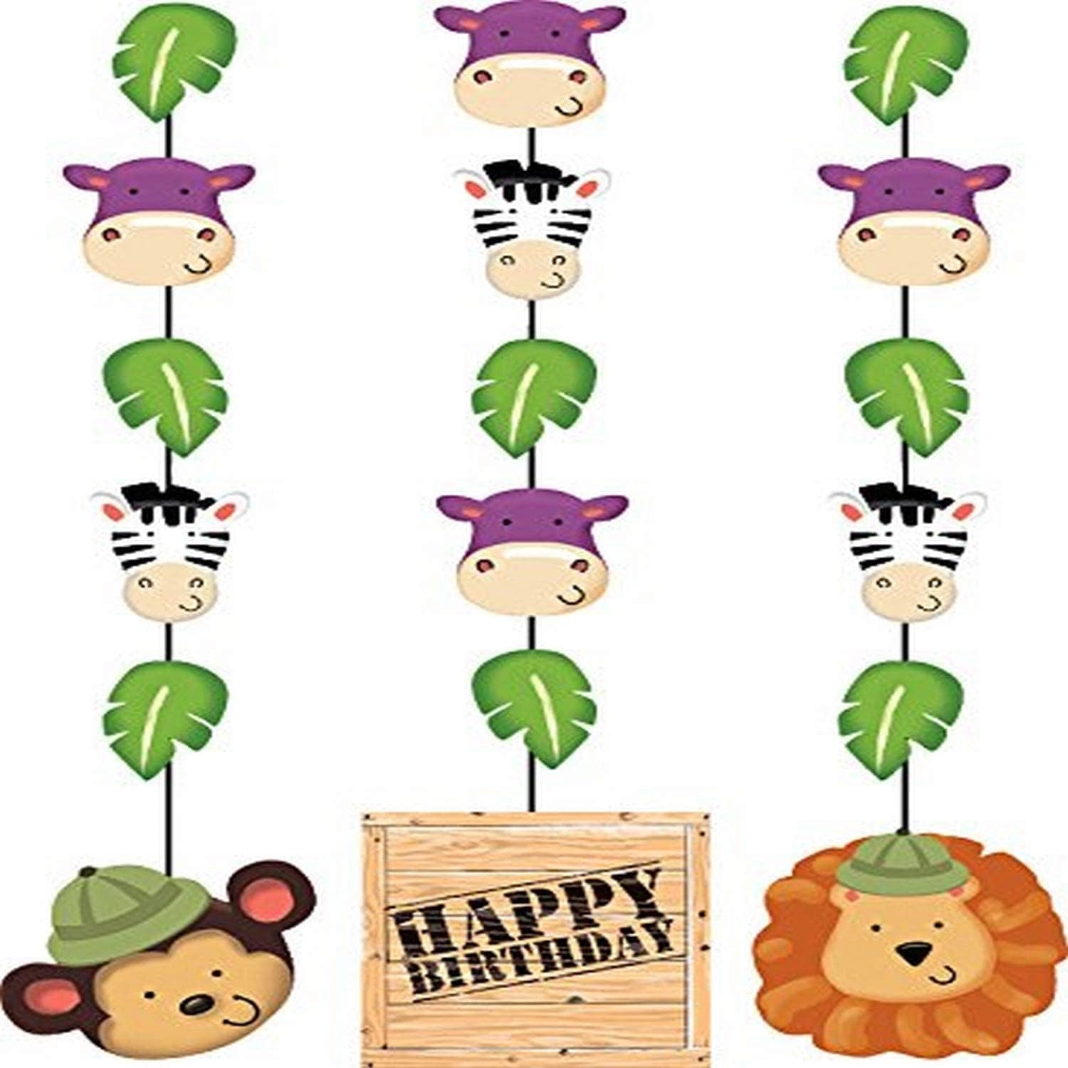 Safari Adventure Hanging Cutouts