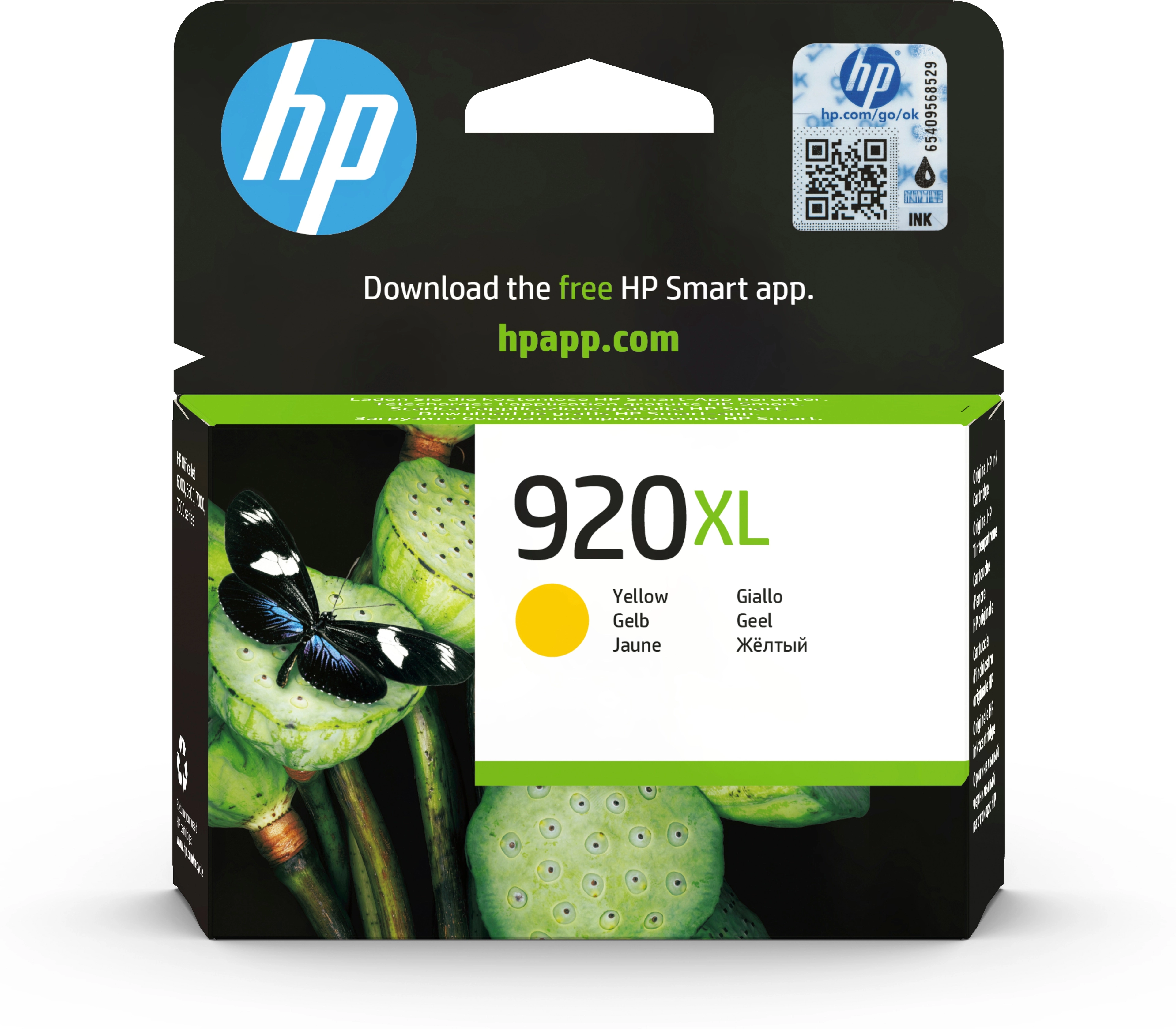 HP 920XL High Yield Yellow