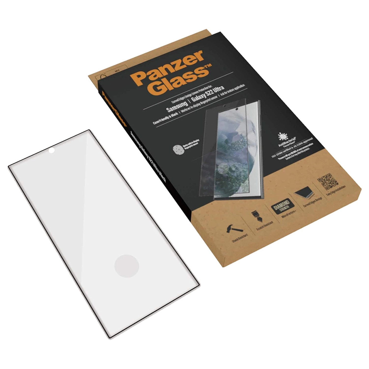 Clear Tempered Glass Screen Protector for Samsung Galaxy S22 Ultra