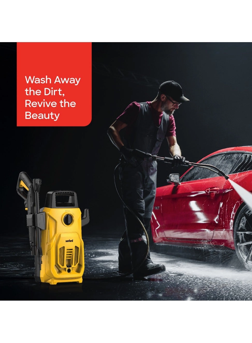 SF8503HPW - 1200W 90 Bar 5Mtr PVC Hose