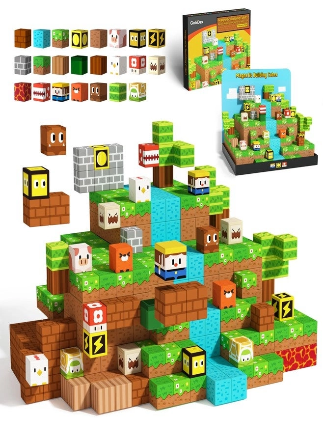 GobiDex Magnetic Blocks - 100 pcs
