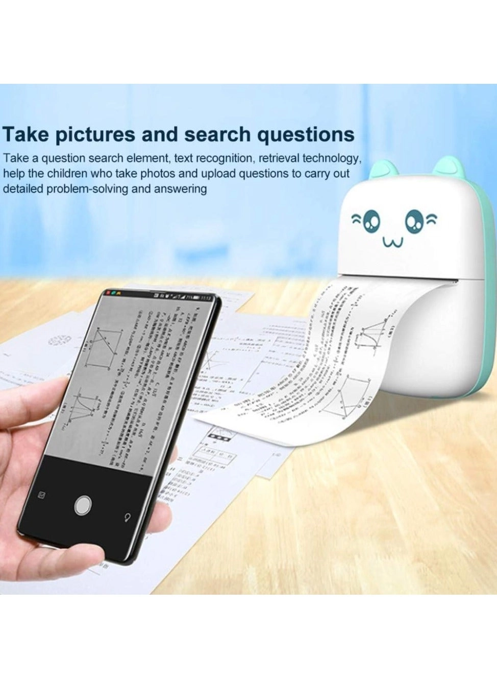 Pocket Mini Printer - Bluetooth 4.0 Inkless