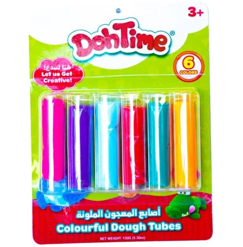 DohTime Play Dough Set - 3+ years 6 tubs