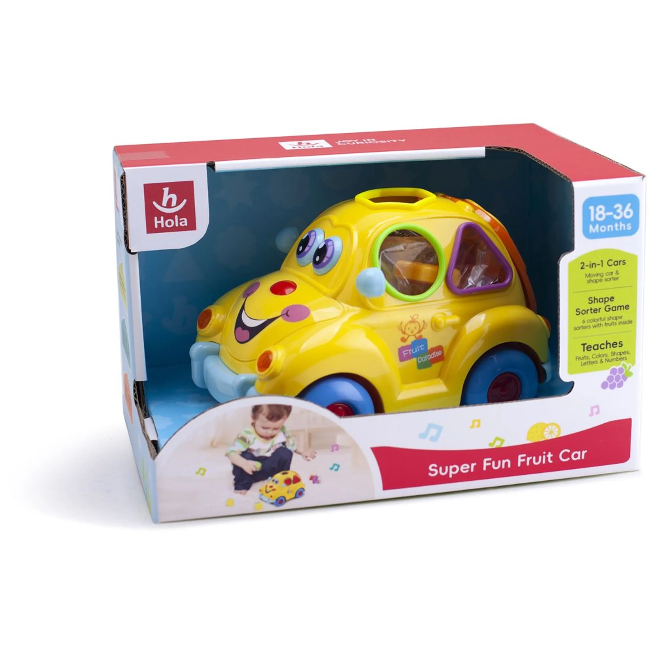 Super Fun Fruit Car - 18 Months 6 piece(s)