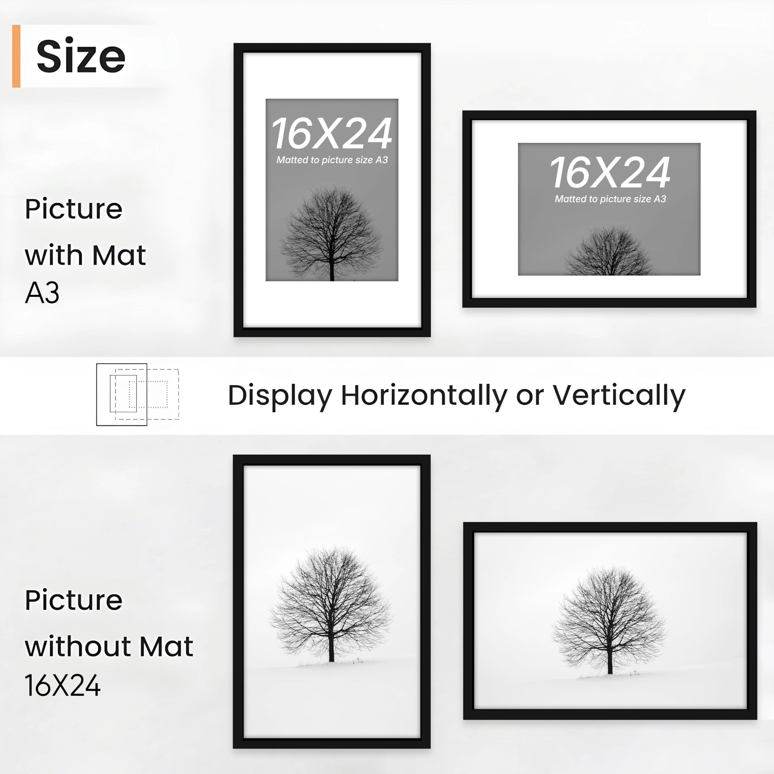 Document Frame - 16x24 Inch