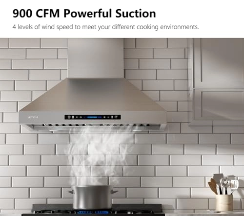 Wall Mount Range Hood - 900 CFM