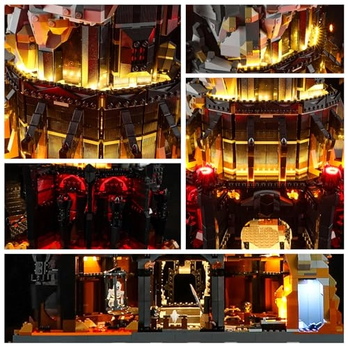 LED Light for LEGO-10333 Icons Barad-dûr - Plastic