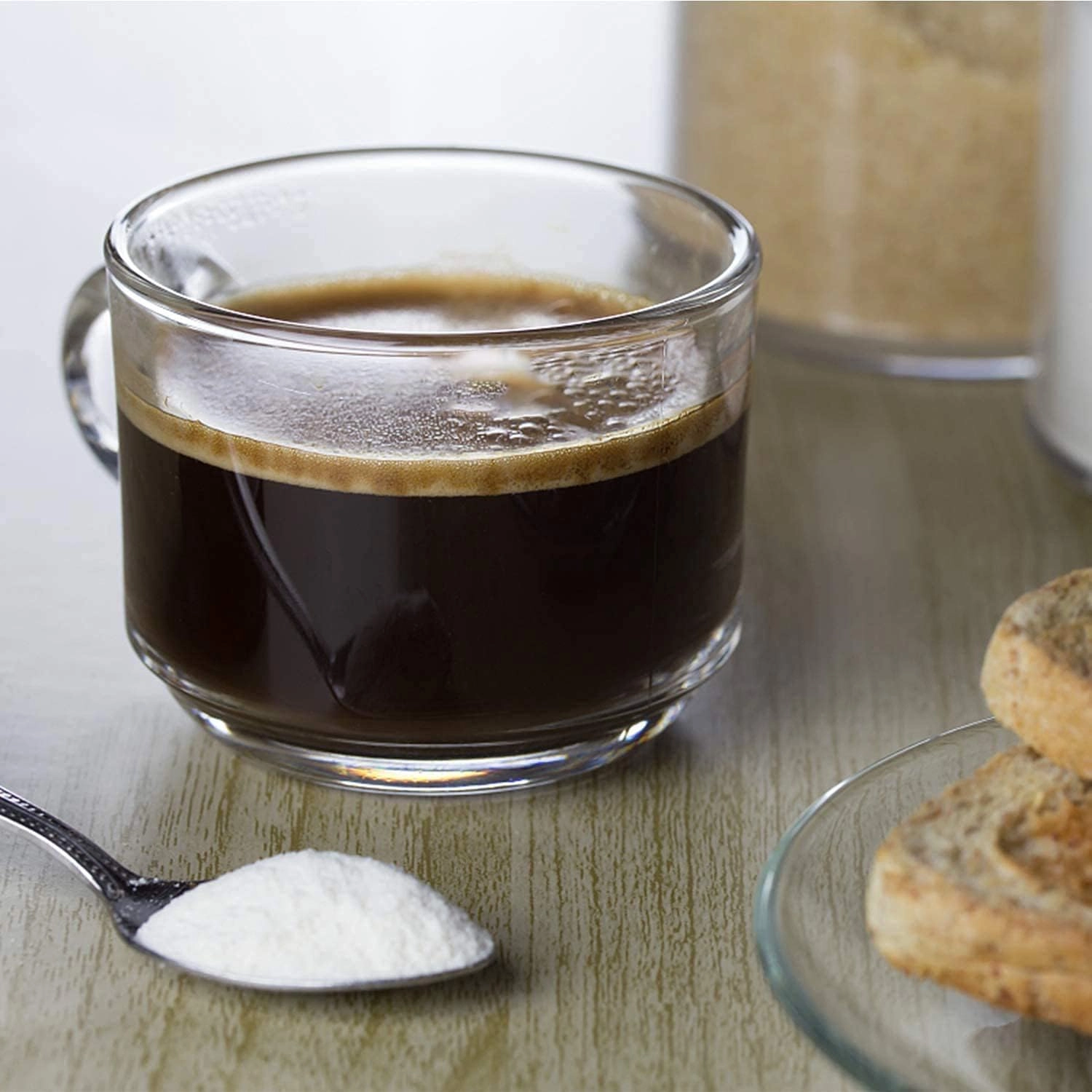 Simple Glass Tea and Coffee Cup - 2 pcs - 210 ml