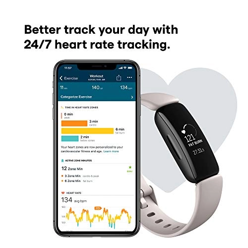 Inspire 2 - 24/7 Heart Rate Up to 10 Days Battery