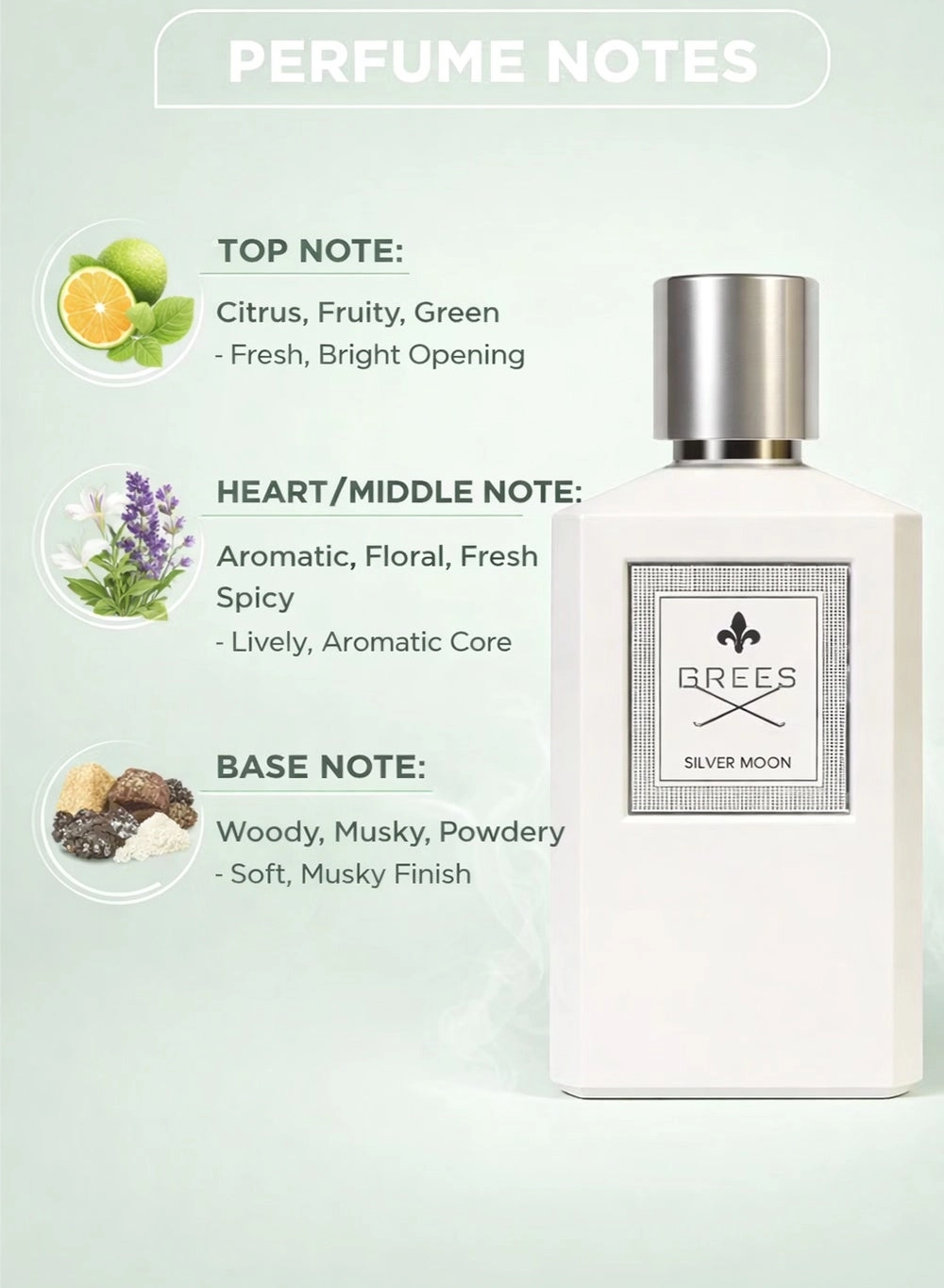 Grees Silver Moon Eau de Parfum 100ml